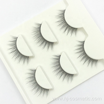 Double 3D Silk Faux Mink Fake Premium Synthetic False Eyelashes